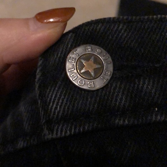 [Sold]Boulet Vintage Cowgirl Dark Gray Jeans Semi Boot Cut / High Rise 80’s - Picture 10 of 10